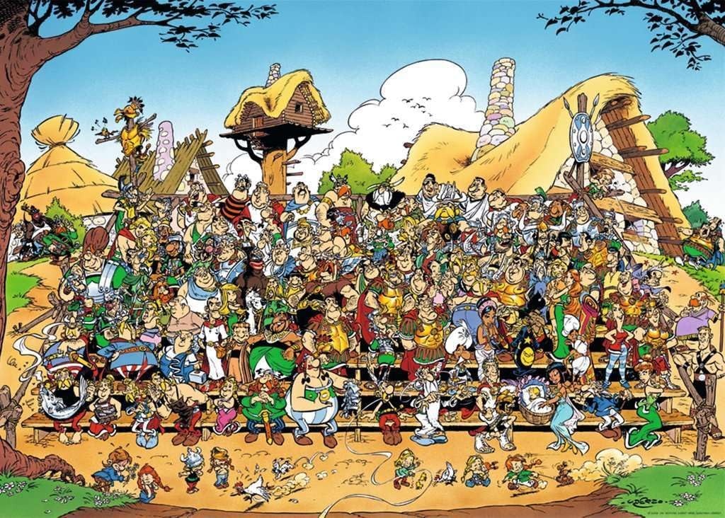 image:imageRavensburger 1000 Piece Asterix Family Photo Jigsaw Puzzle Cardboard Unique Shaped Pieces Intermediate Skill Level 14 YearsNew Packaging