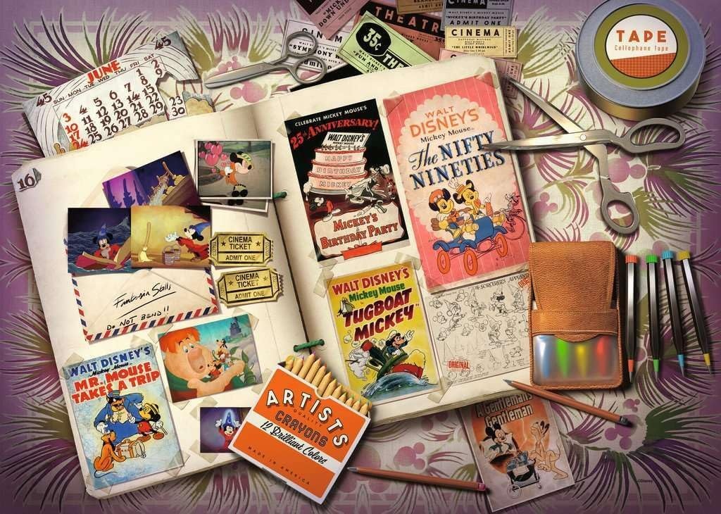 image:imageRavensburger 1000 Piece Mickey Moments Puzzle for Adults amp Kids Aged 14 Disney Yellow Intermediate 6990 cm x 4970 cm