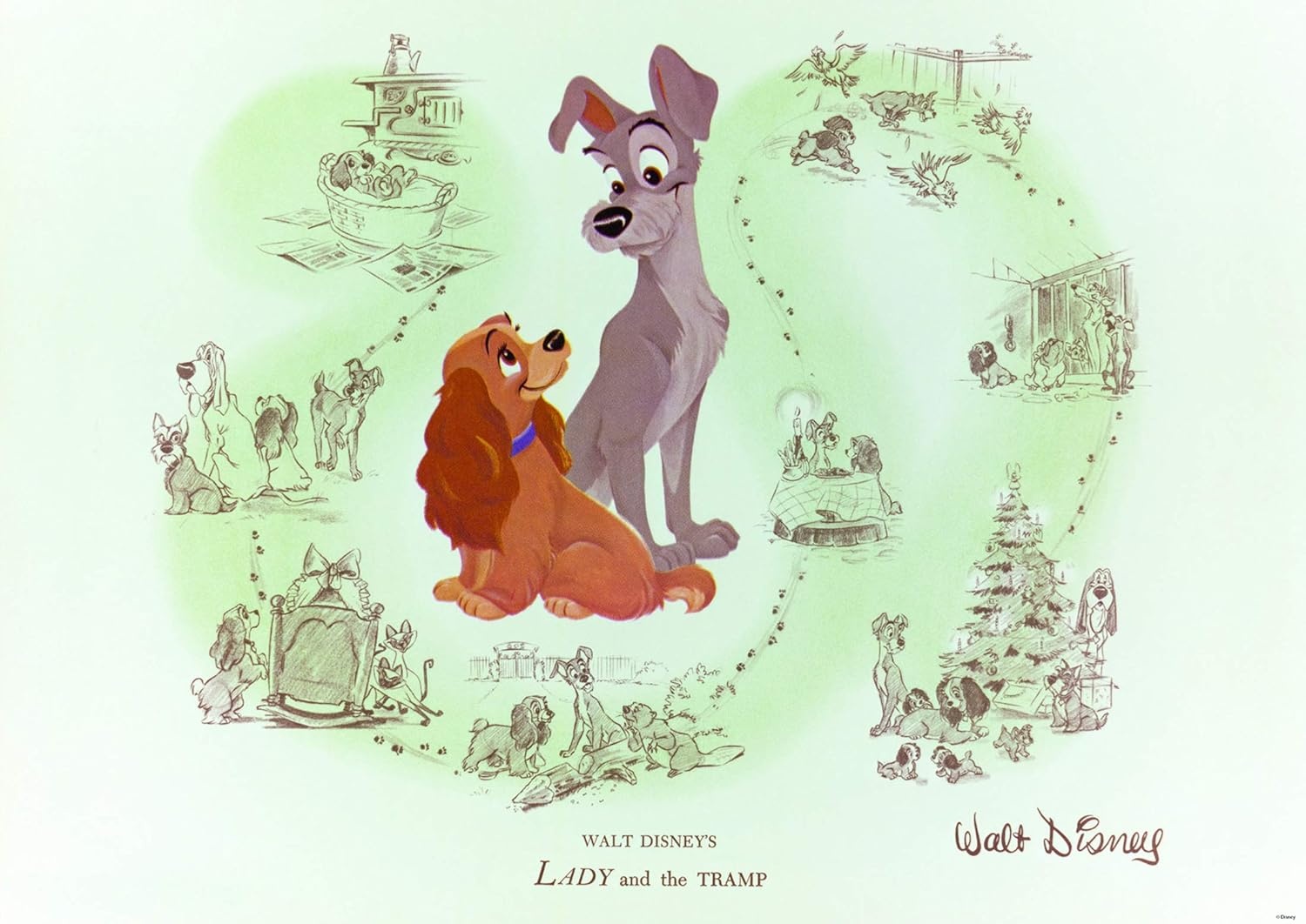 image:imageRavensburger Disney Treasures from The Vault Lady 1000 Piece Jigsaw Puzzle for Adults 16863 Every Piece is Unique Softclick Technology Means Pieces Fit Together Perfectly Amazon Exclusive