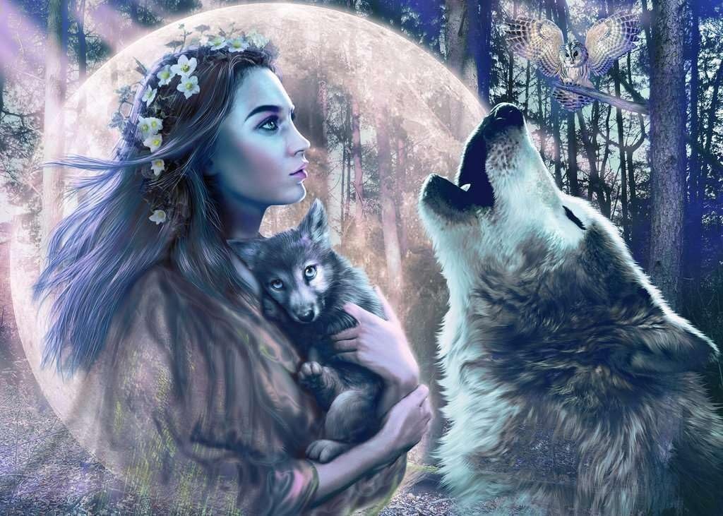 image:imageRavensburger Puzzle 12000621 The Magic of Moonlight 1000 Pieces Puzzle for Adults and Children from 14 YearsAntique