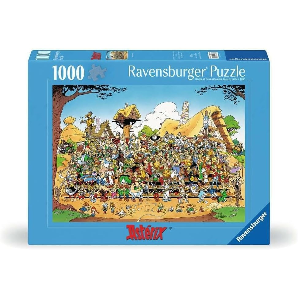 image:imageRavensburger 1000 Piece Asterix Family Photo Jigsaw Puzzle Cardboard Unique Shaped Pieces Intermediate Skill Level 14 YearsNew Packaging