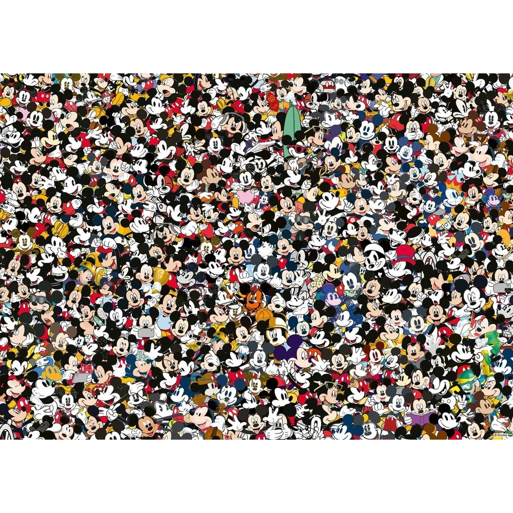 image:imageRavensburger Disney Mickey Mouse Challenge 1000 Piece Jigsaw Puzzle for Adults  12000529  Handcrafted Tooling Made in Germany Every Piece Fits Together PerfectlyNew Packaging